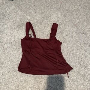 Wild Fable Burgundy Tank Top